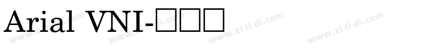 Arial VNI字体转换